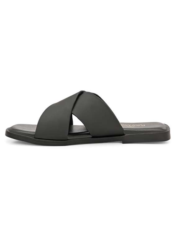 men black slip on sandal - 22502106 -  Standard Image - 2