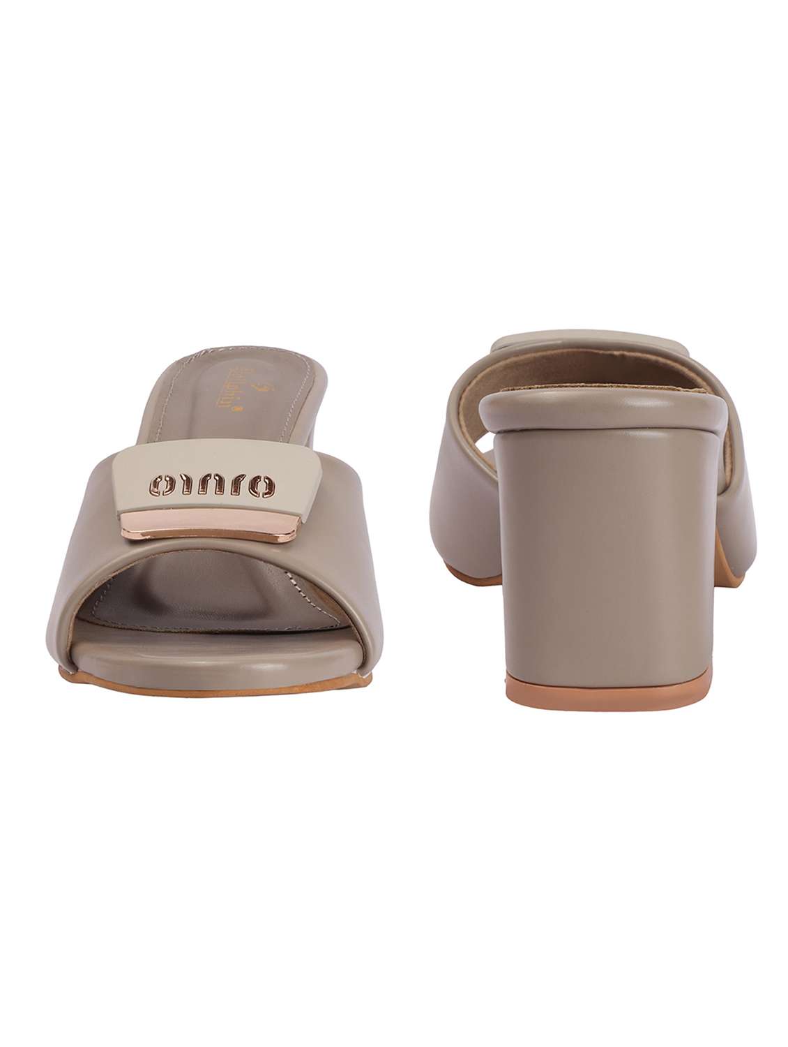 women khaki slip on sandal - 22502176 -  Standard Image - 2