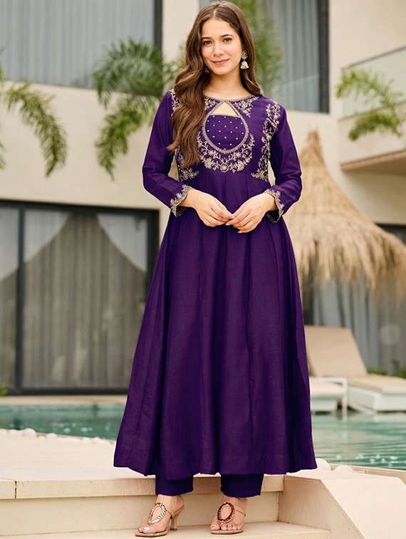 Women Embroidered Long Sleeve Kurta Pant With Dupatta Set - 22502256 -  Standard Image - 2