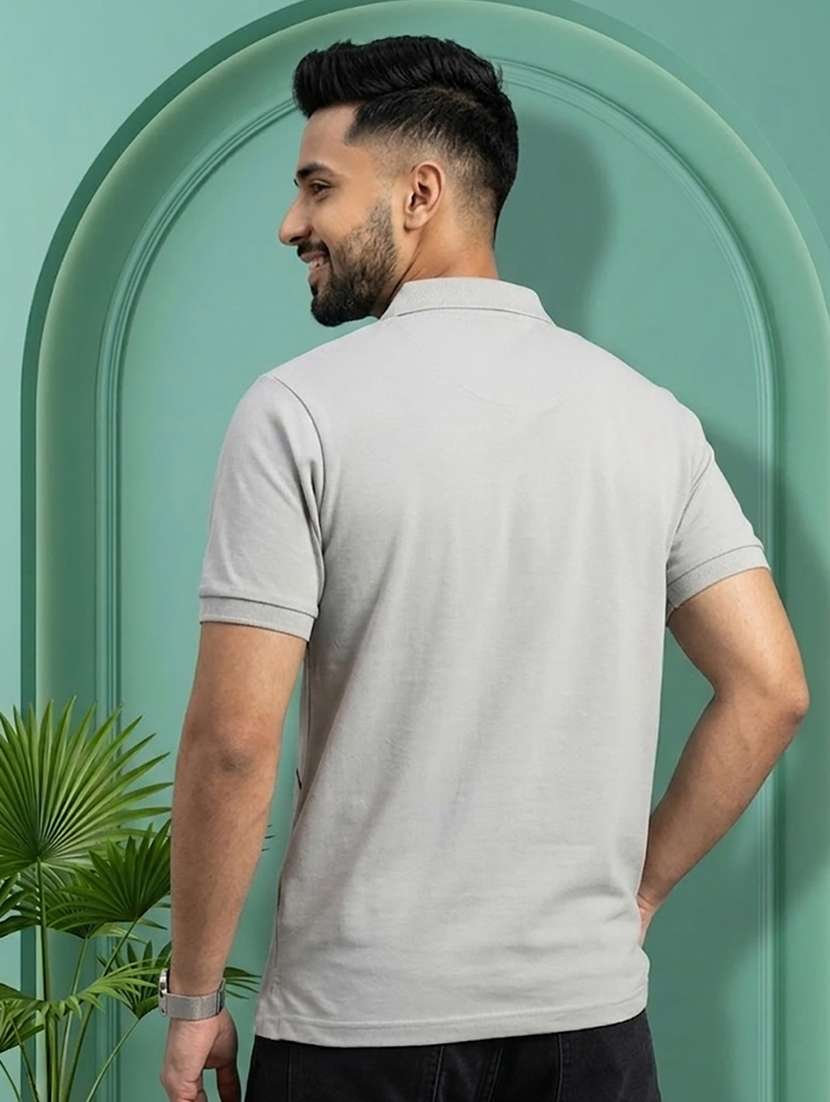 men printed short sleeve regular fit polo t-shirt - 22502359 -  Standard Image - 2