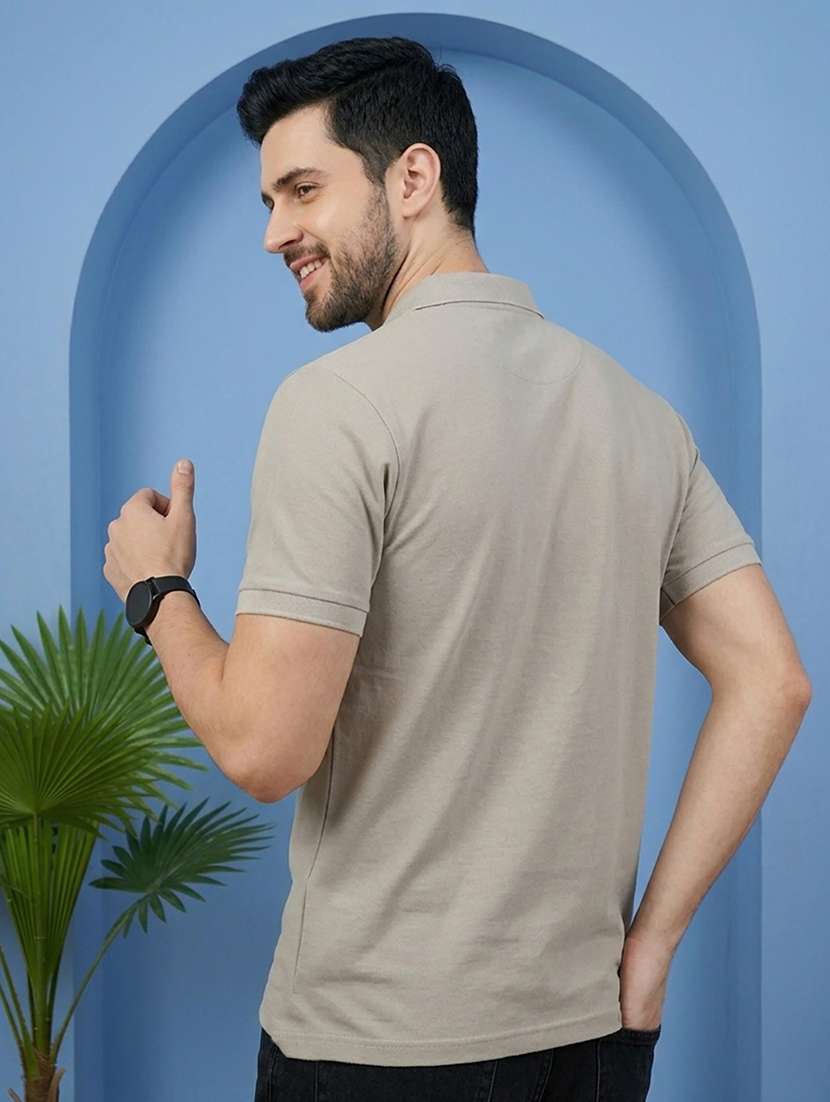 men striped short sleeve regular fit polo t-shirt - 22502361 -  Standard Image - 2