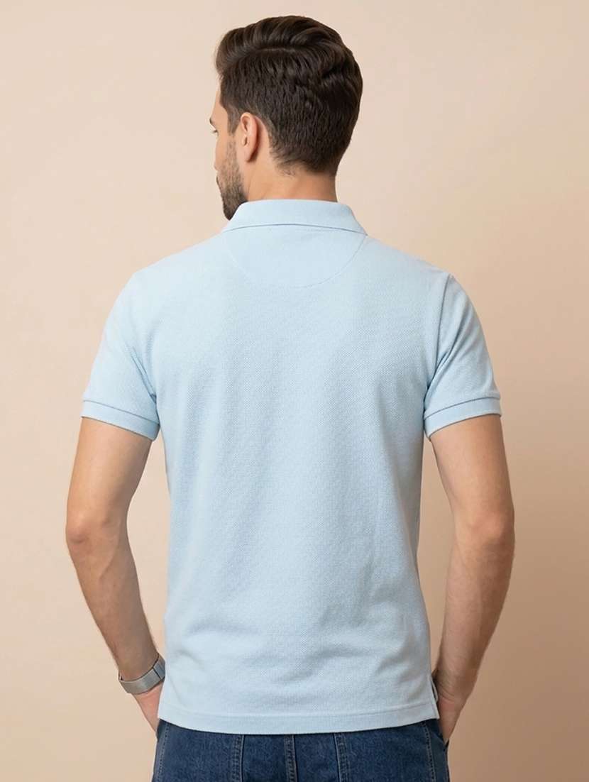 men solid short sleeve regular fit polo t-shirt - 22502399 -  Standard Image - 2