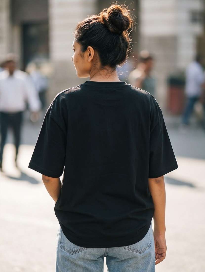women logo print short sleeve oversized t-shirt - 22502452 -  Standard Image - 2