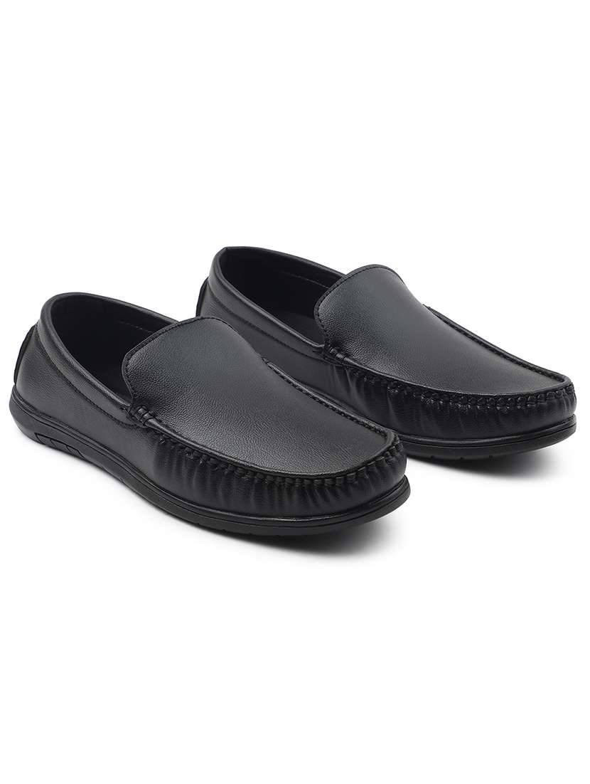 men black slip on loafer - 22502644 -  Standard Image - 2