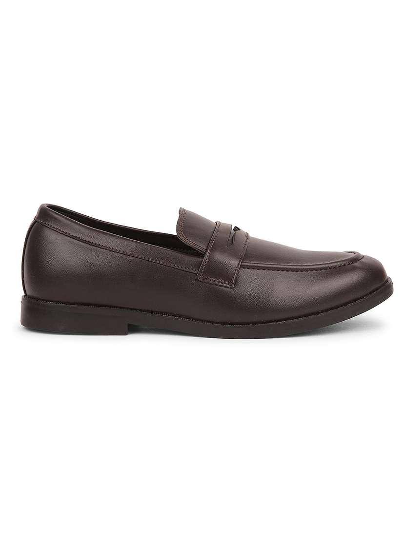 men brown slip on loafer - 22502648 -  Standard Image - 2