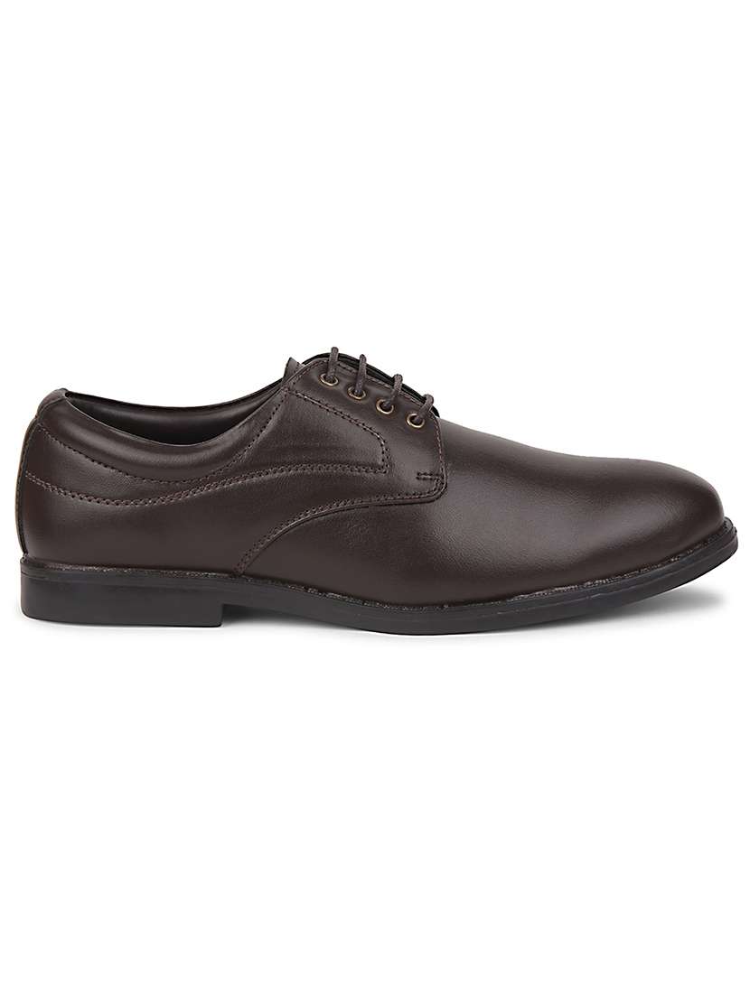 men brown lace-up derby - 22502702 -  Standard Image - 2