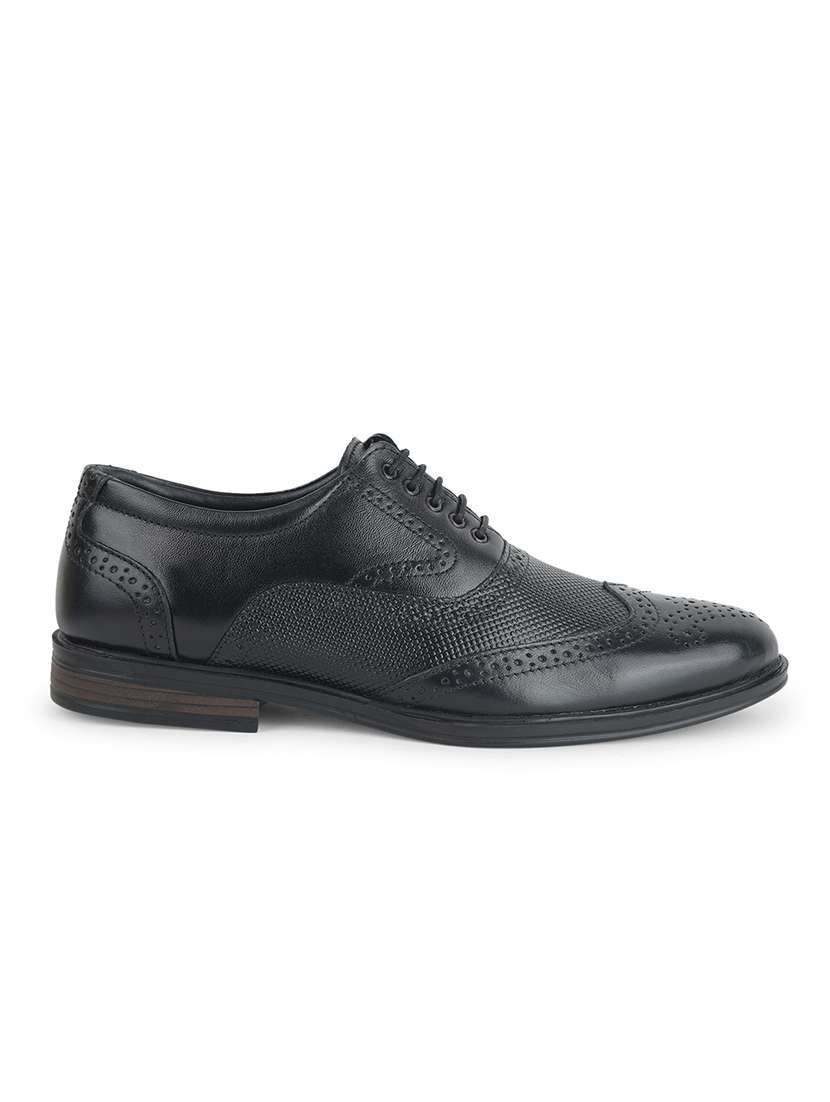 men black lace-up brouge - 22502703 -  Standard Image - 2