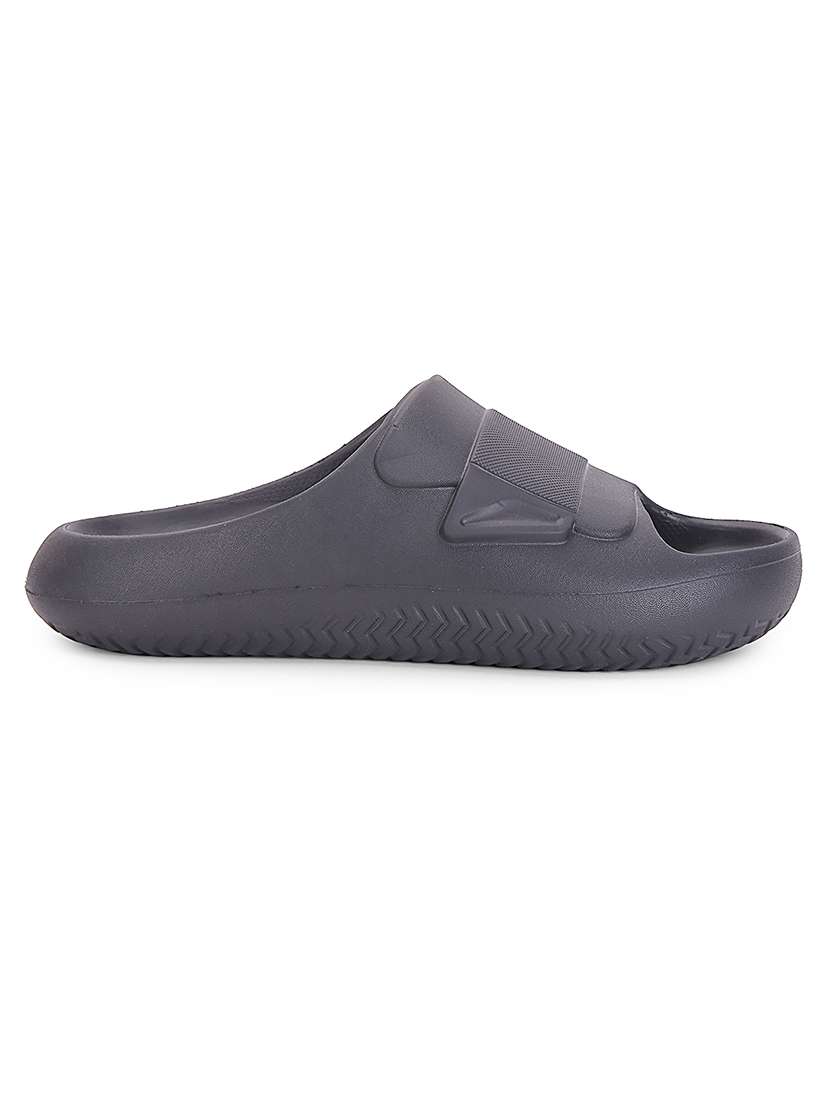 men grey slip on slider - 22502711 -  Standard Image - 2