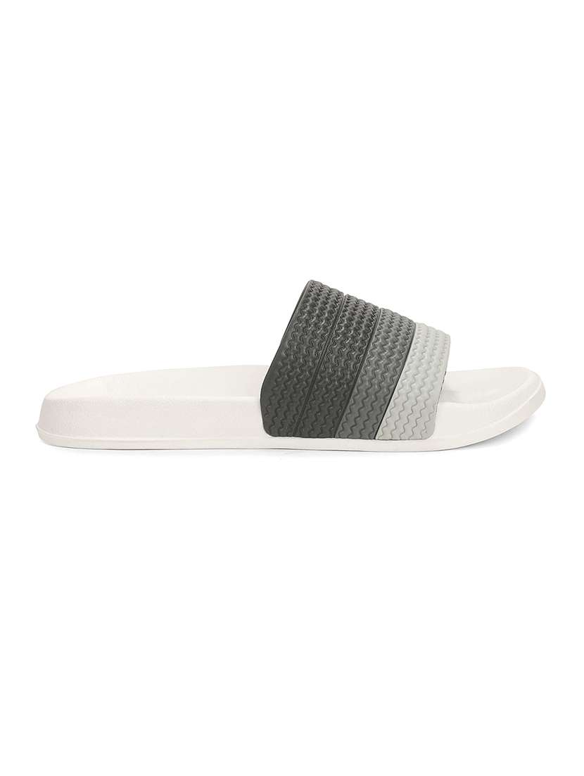men color block slip on slider - 22502719 -  Standard Image - 2