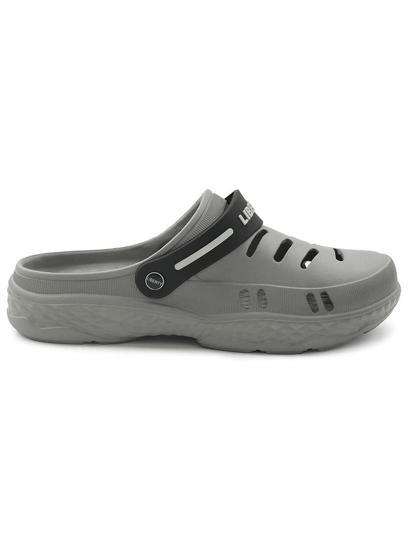 men grey slip on clog - 22502720 -  Standard Image - 2