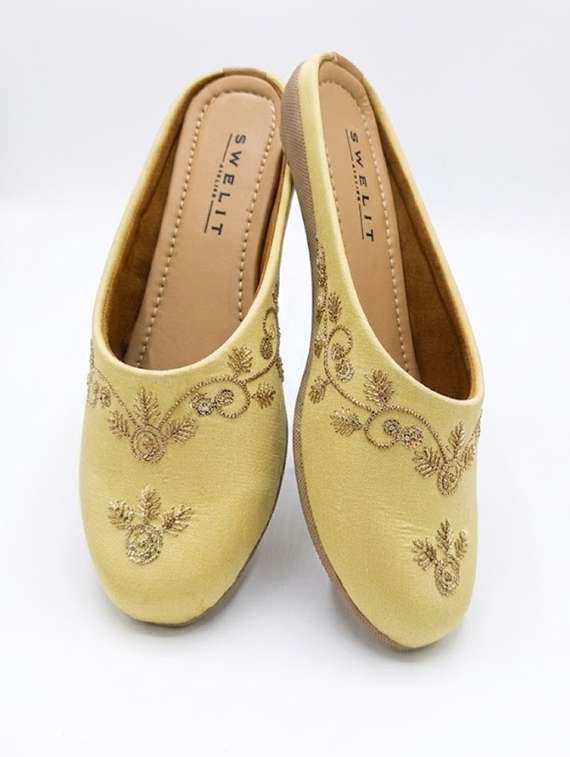 women embroidered slip on mules - 22502780 -  Standard Image - 2