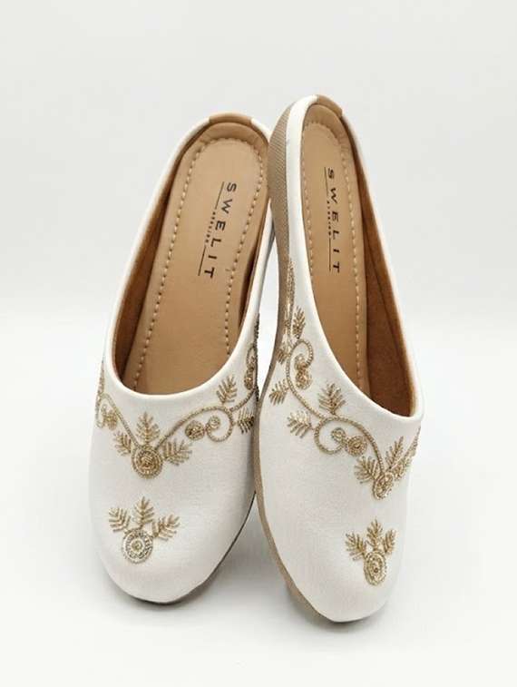 women embroidered slip on mules - 22502783 -  Standard Image - 2