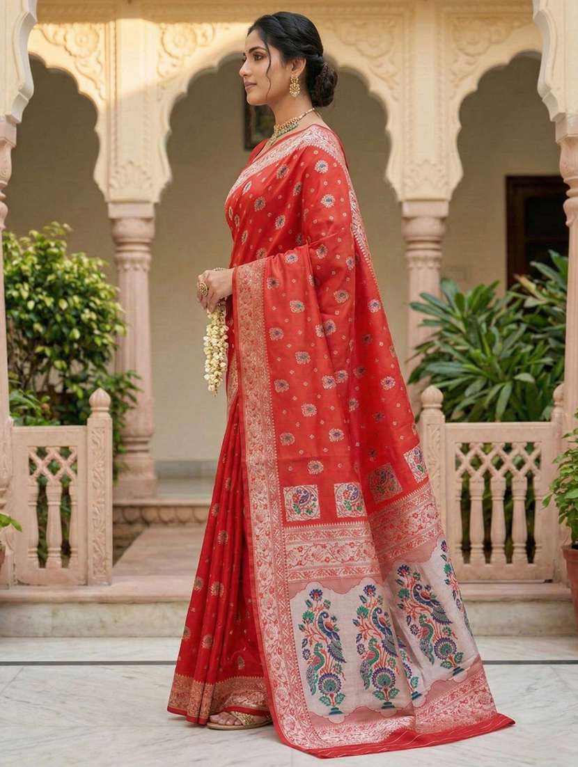 women self design paithani saree with blouse - 22502966 -  Standard Image - 2