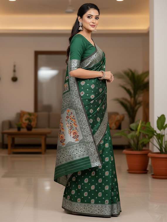 women self design paithani saree with blouse - 22502967 -  Standard Image - 2
