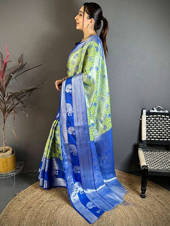 women self design banarasi saree with blouse - 22503075 -  Standard Image - 2