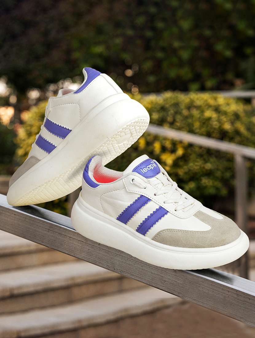women colorblocked casual sneakers
