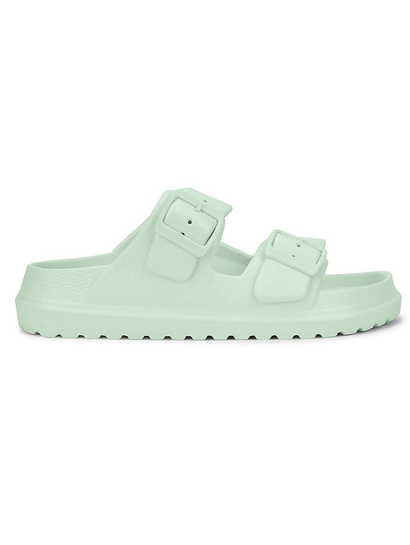 women solid open toe slippers - 22503453 -  Standard Image - 2
