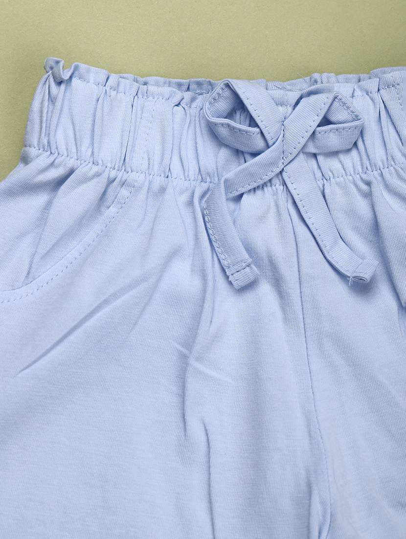 girls pack of 2 solid mid rise shorts - 22503606 -  Standard Image - 2