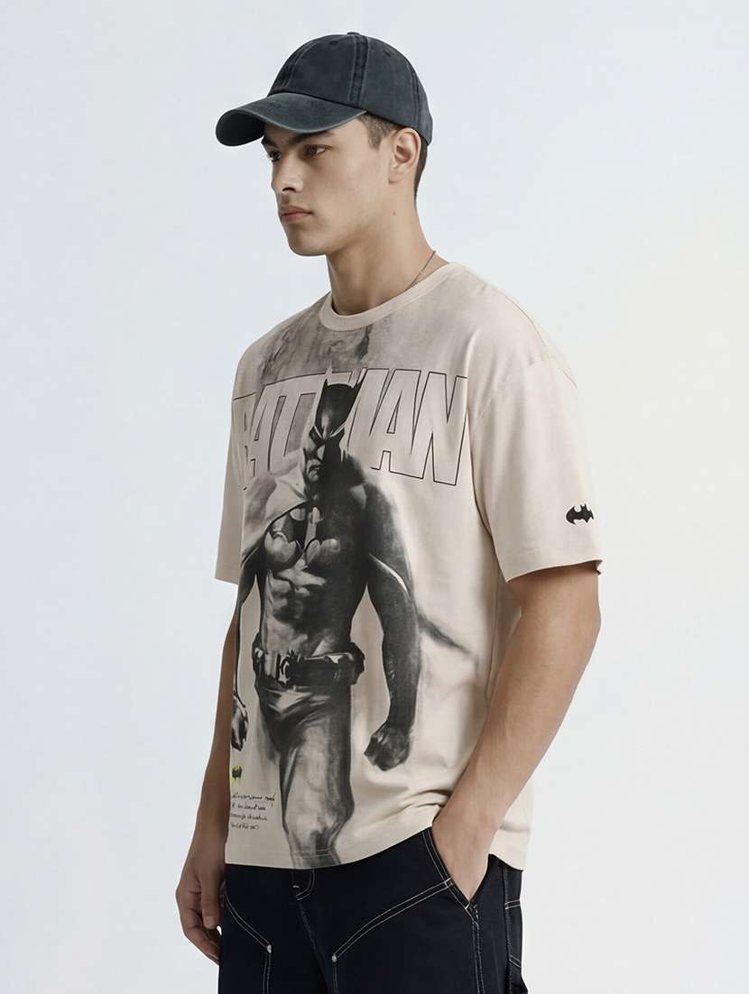 men printed short sleeve oversized t-shirt - 22503666 -  Standard Image - 2