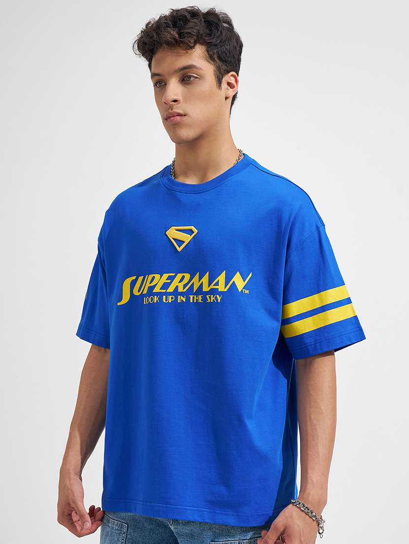 men printed short sleeve oversized t-shirt - 22503669 -  Standard Image - 2