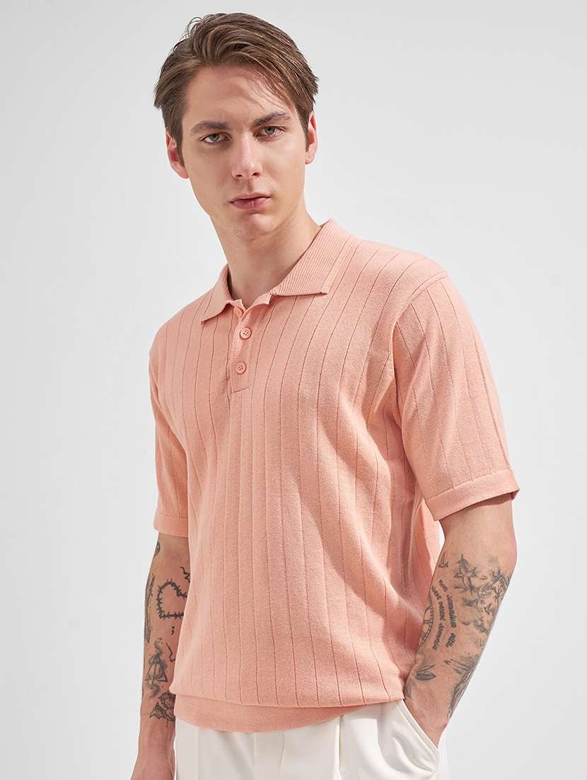 men self design short sleeve regular fit polo t-shirt - 22503684 -  Standard Image - 2