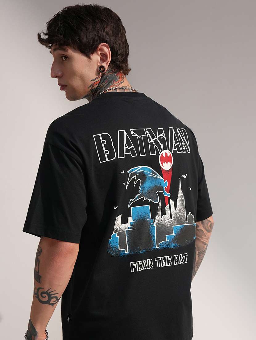 men printed short sleeve oversized t-shirt
