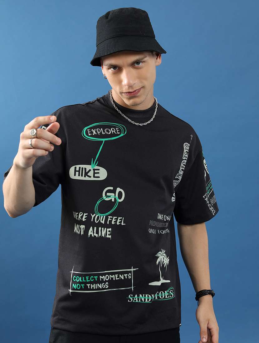 unisex printed short sleeve relaxed fit t-shirt - 22503783 -  Standard Image - 2