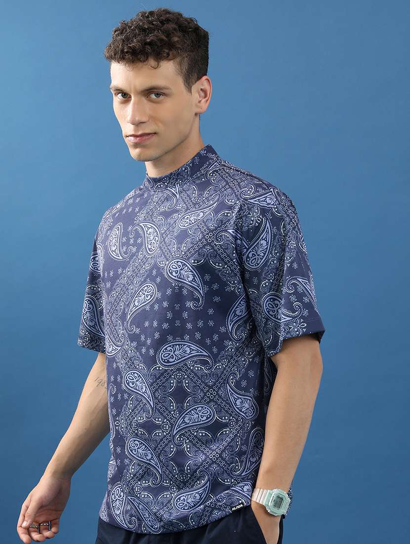 unisex printed short sleeve relaxed fit t-shirt - 22503785 -  Standard Image - 2