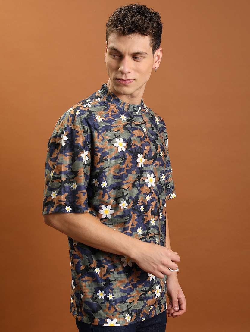 men printed short sleeve loose fit t-shirt - 22503789 -  Standard Image - 2