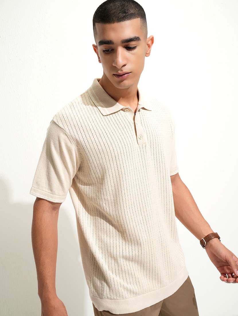 men self design short sleeve regular fit polo t-shirt - 22503801 -  Standard Image - 2