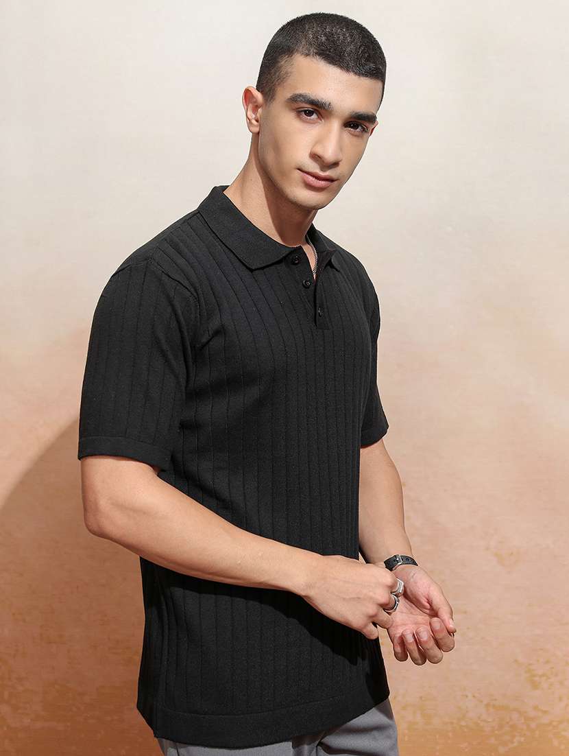 men self design short sleeve regular fit polo t-shirt - 22503802 -  Standard Image - 2