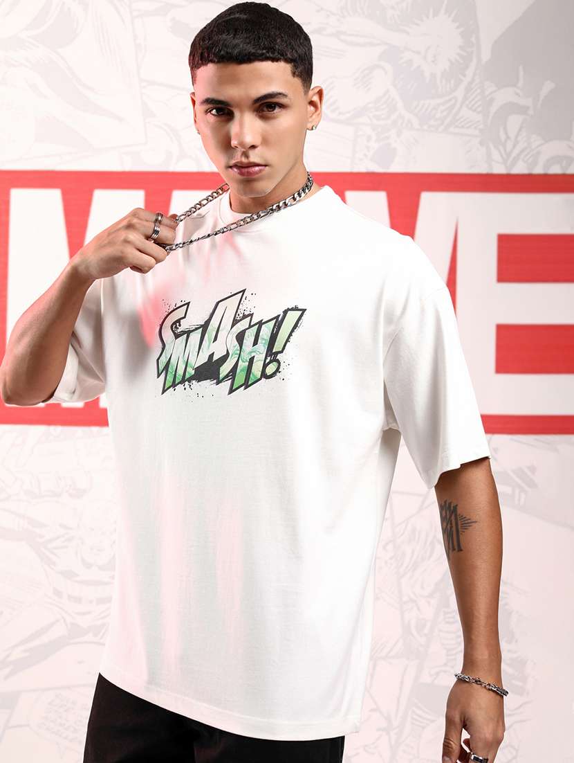 men printed short sleeve oversized t-shirt - 22503840 -  Standard Image - 2