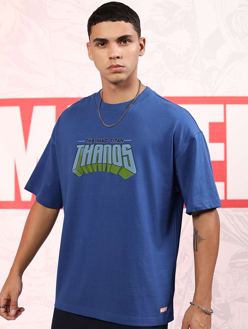 men printed short sleeve oversized t-shirt - 22503843 -  Standard Image - 2