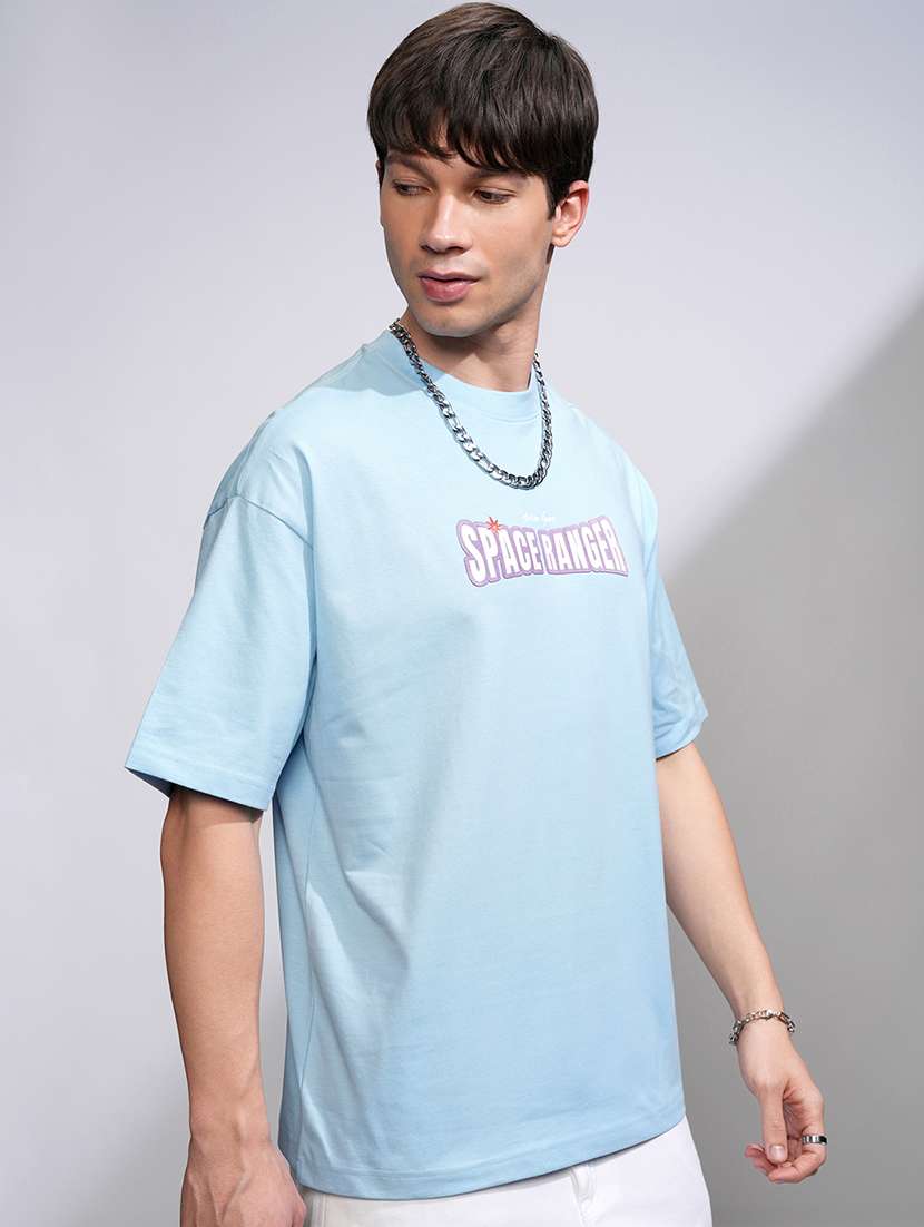 men printed short sleeve oversized t-shirt - 22503844 -  Standard Image - 2