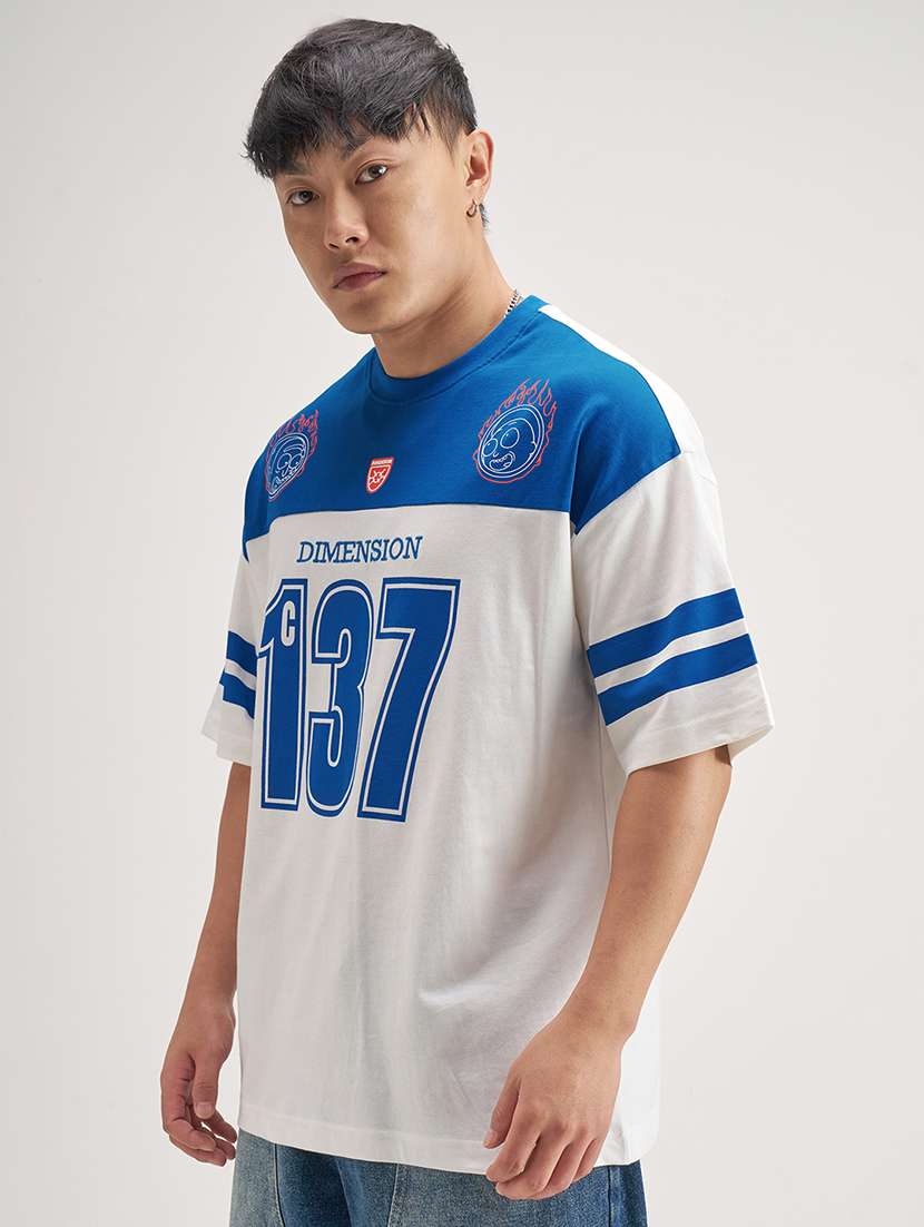 men printed short sleeve oversized t-shirt - 22503848 -  Standard Image - 2