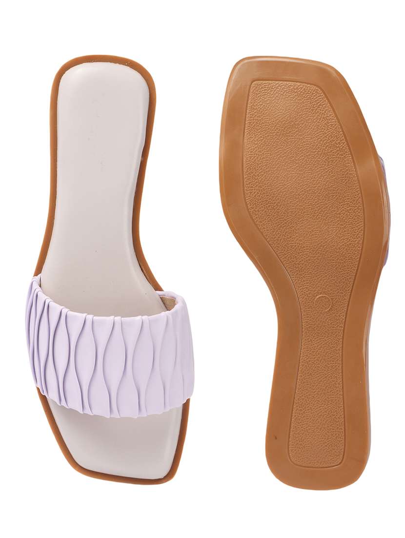 Women Textured Slip On Flats - 22504581 -  Standard Image - 2