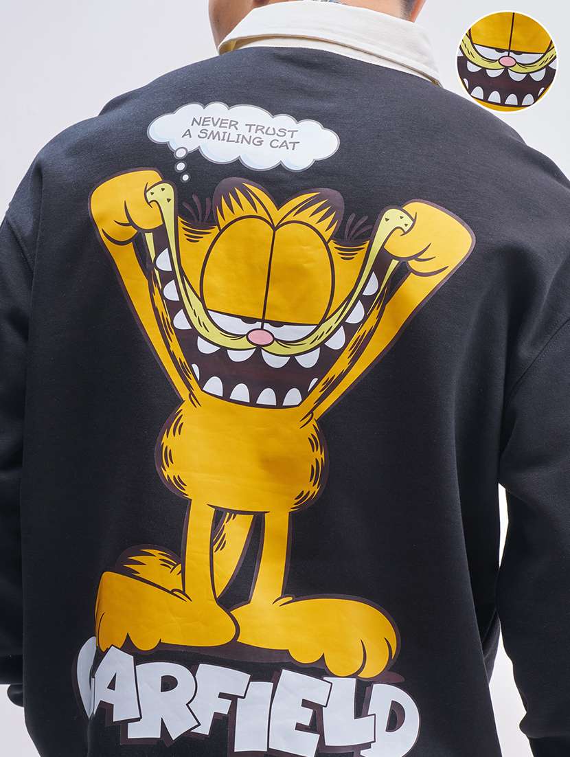 men printed long sleeve regular fit sweatshirt - 22504649 -  Standard Image - 2