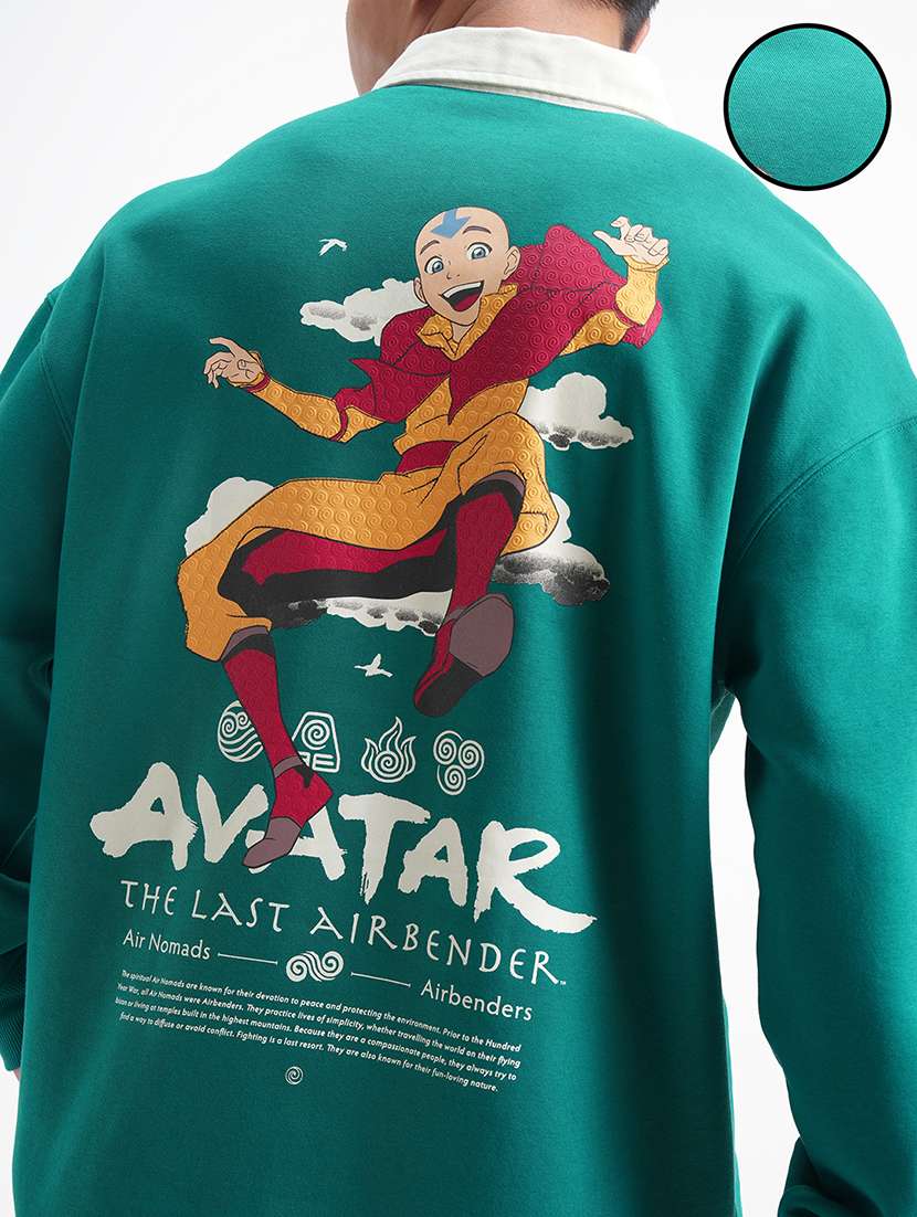 men printed long sleeve regular fit sweatshirt - 22504650 -  Standard Image - 2