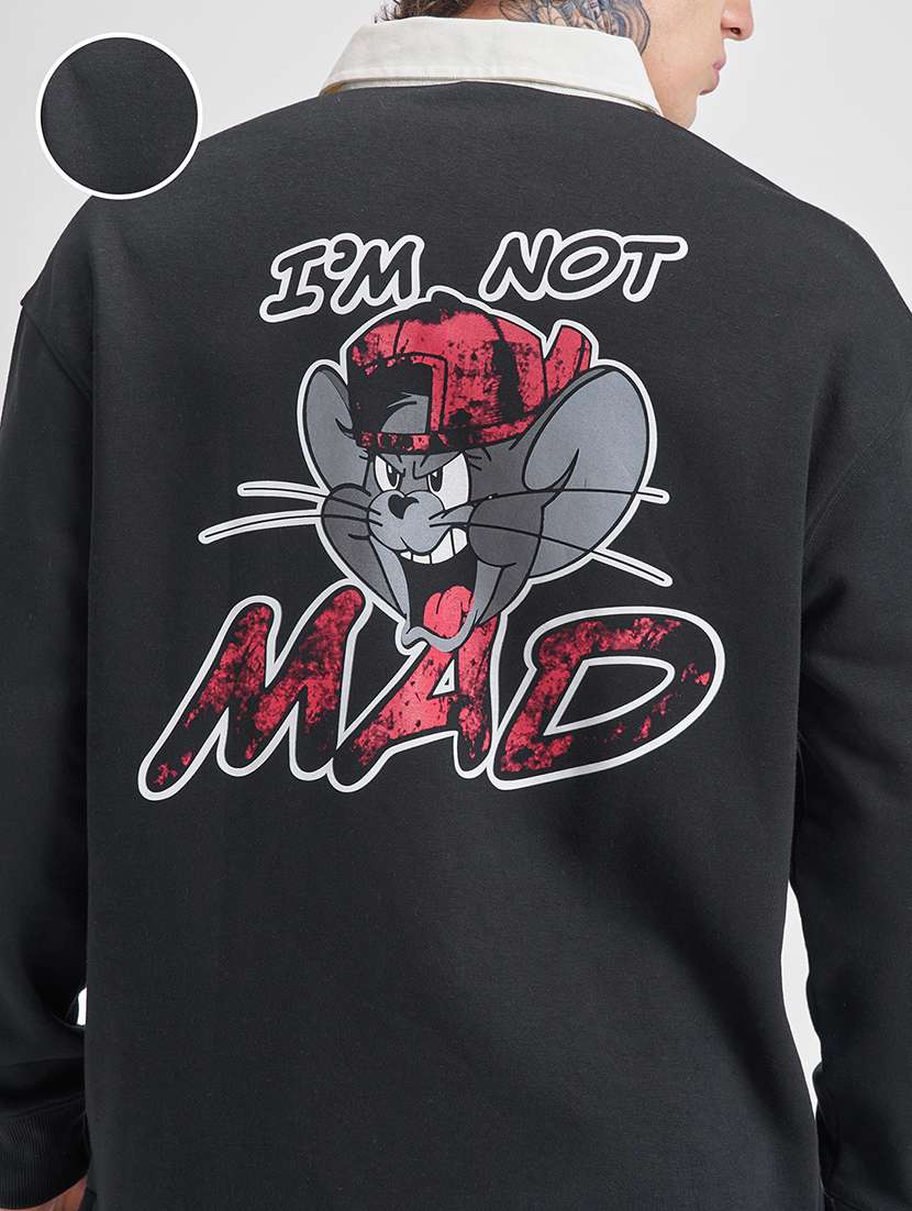 men printed long sleeve regular fit sweatshirt - 22504653 -  Standard Image - 2