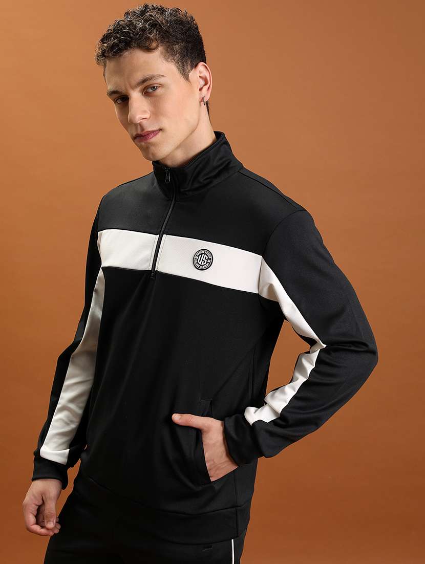 men color block long sleeve regular fit sweatshirt - 22504655 -  Standard Image - 2