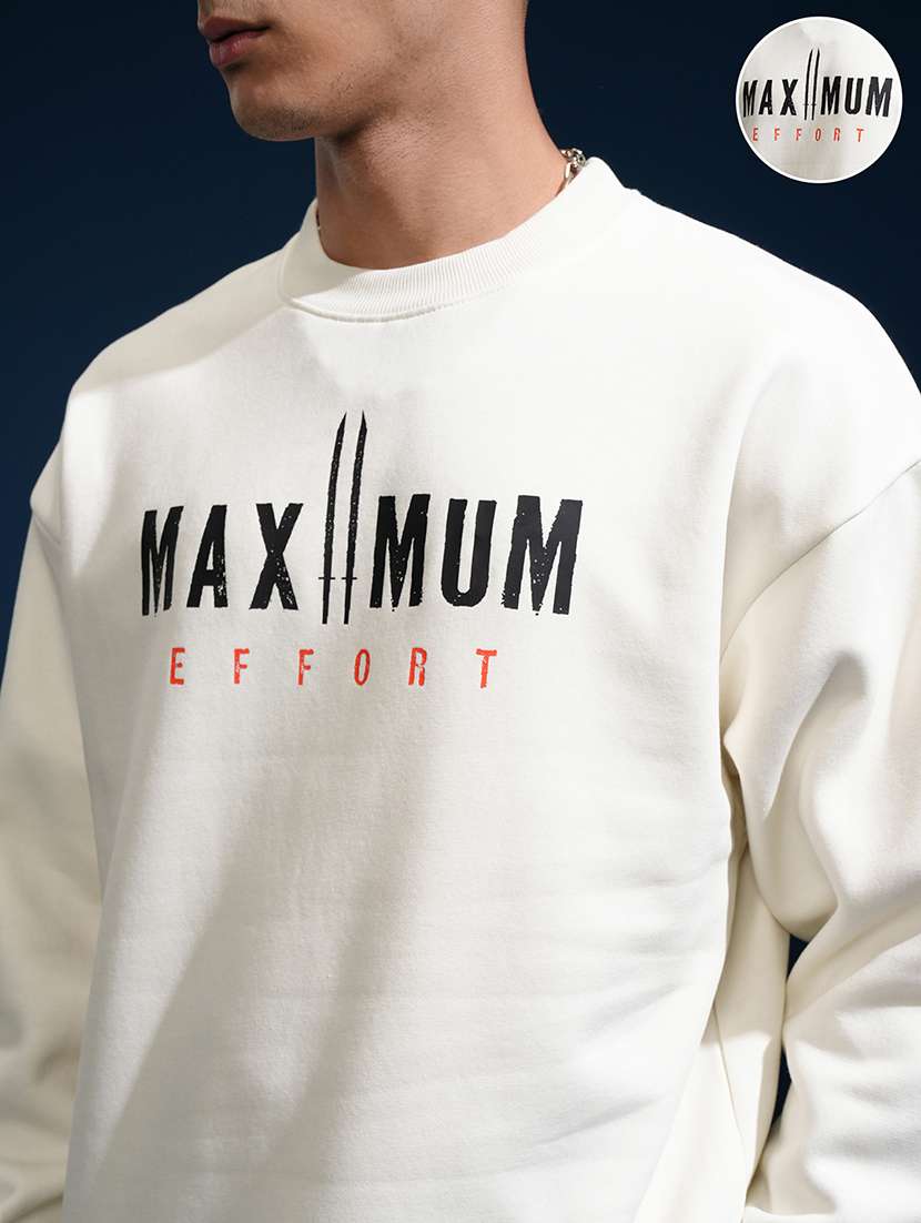 men printed long sleeve regular fit sweatshirt - 22504673 -  Standard Image - 2