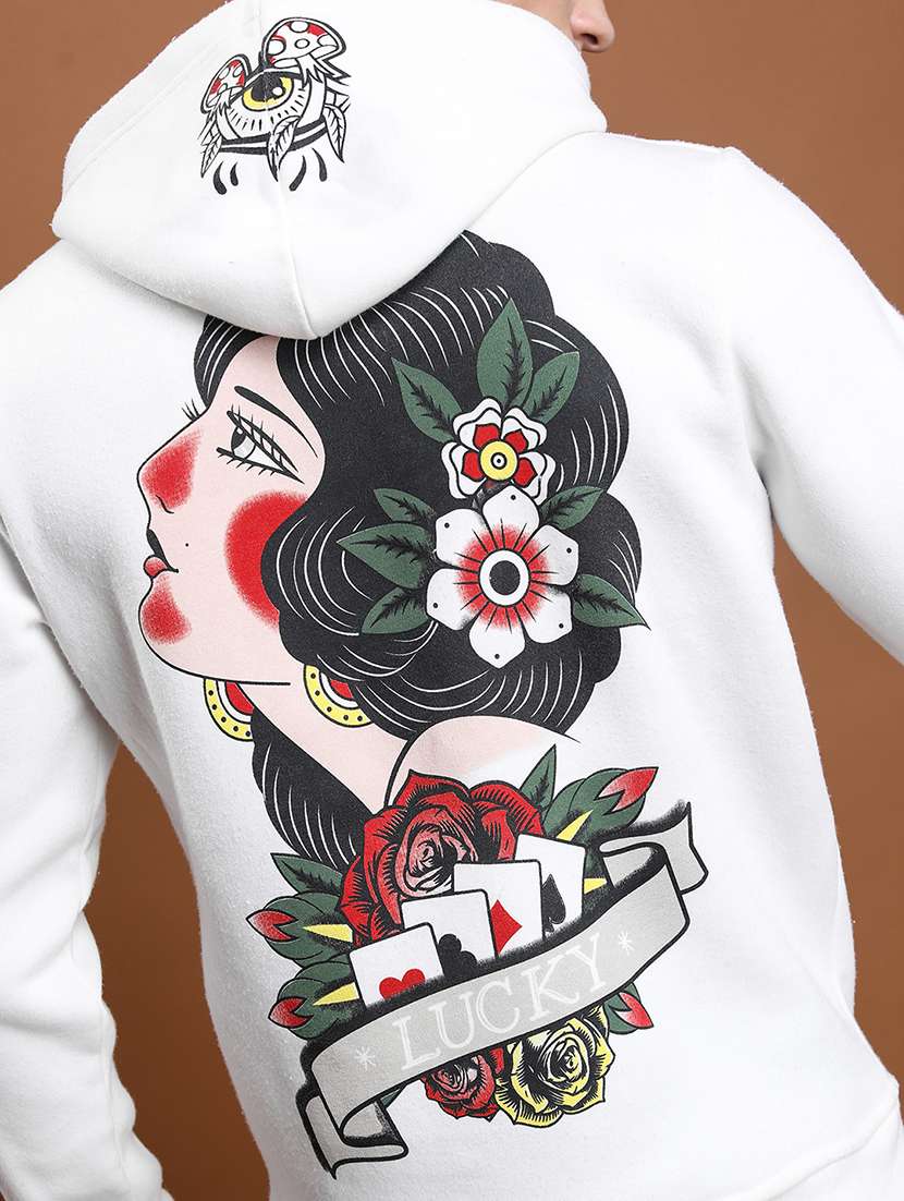 men printed long sleeve regular fit sweatshirt - 22504676 -  Standard Image - 2