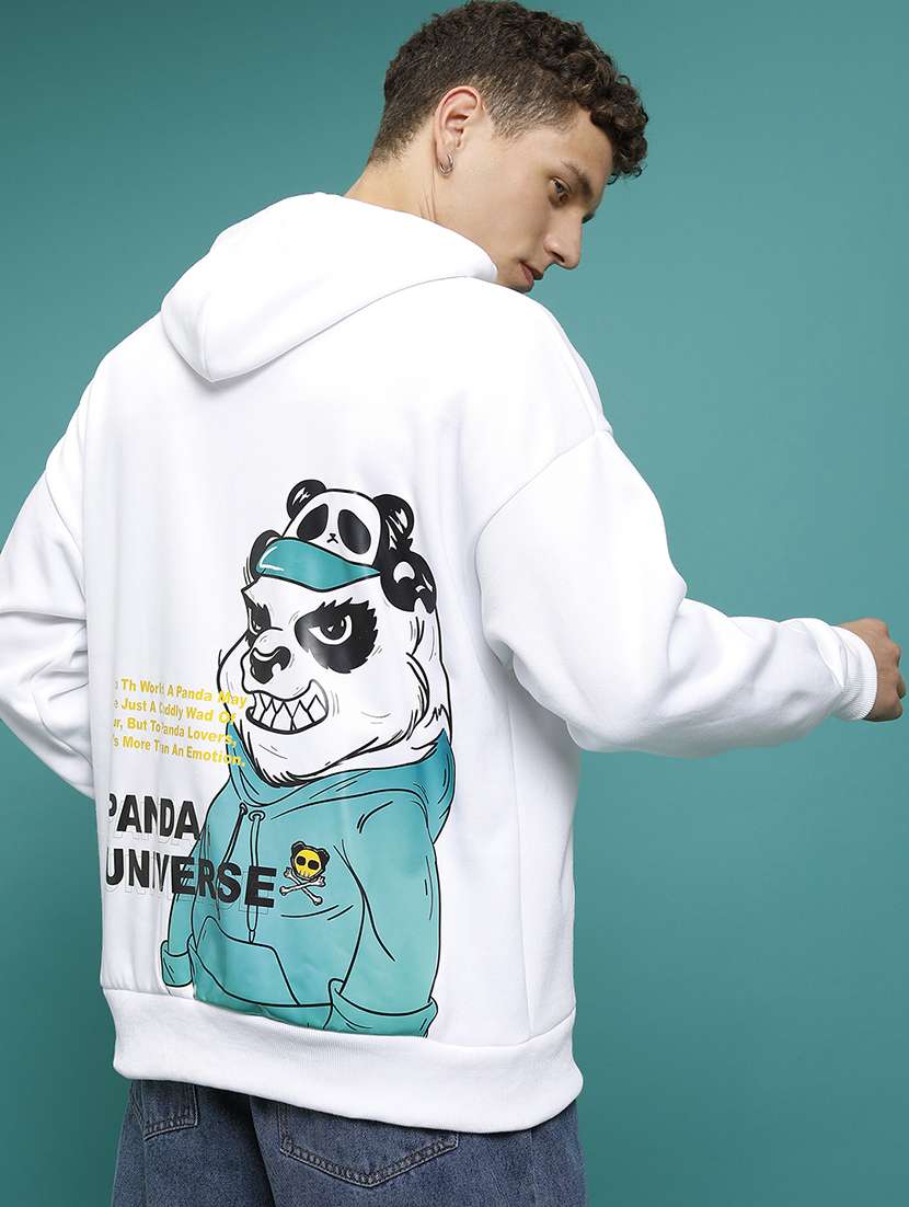 men printed long sleeve regular fit sweatshirt