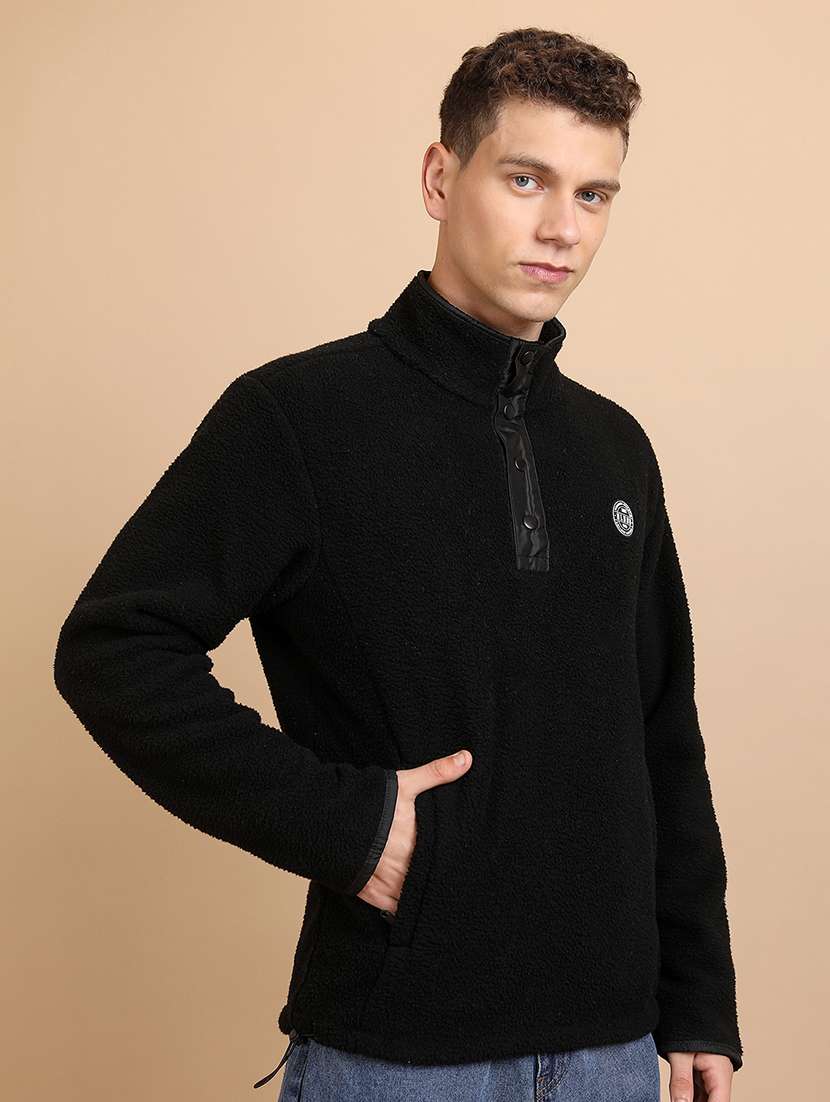 men solid long sleeve regular fit sweatshirt - 22504725 -  Standard Image - 2