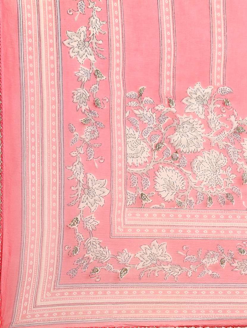 Women Printed Round Neck Kurta And Pant Set With Dupatta - 22504873 -  Standard Image - 7