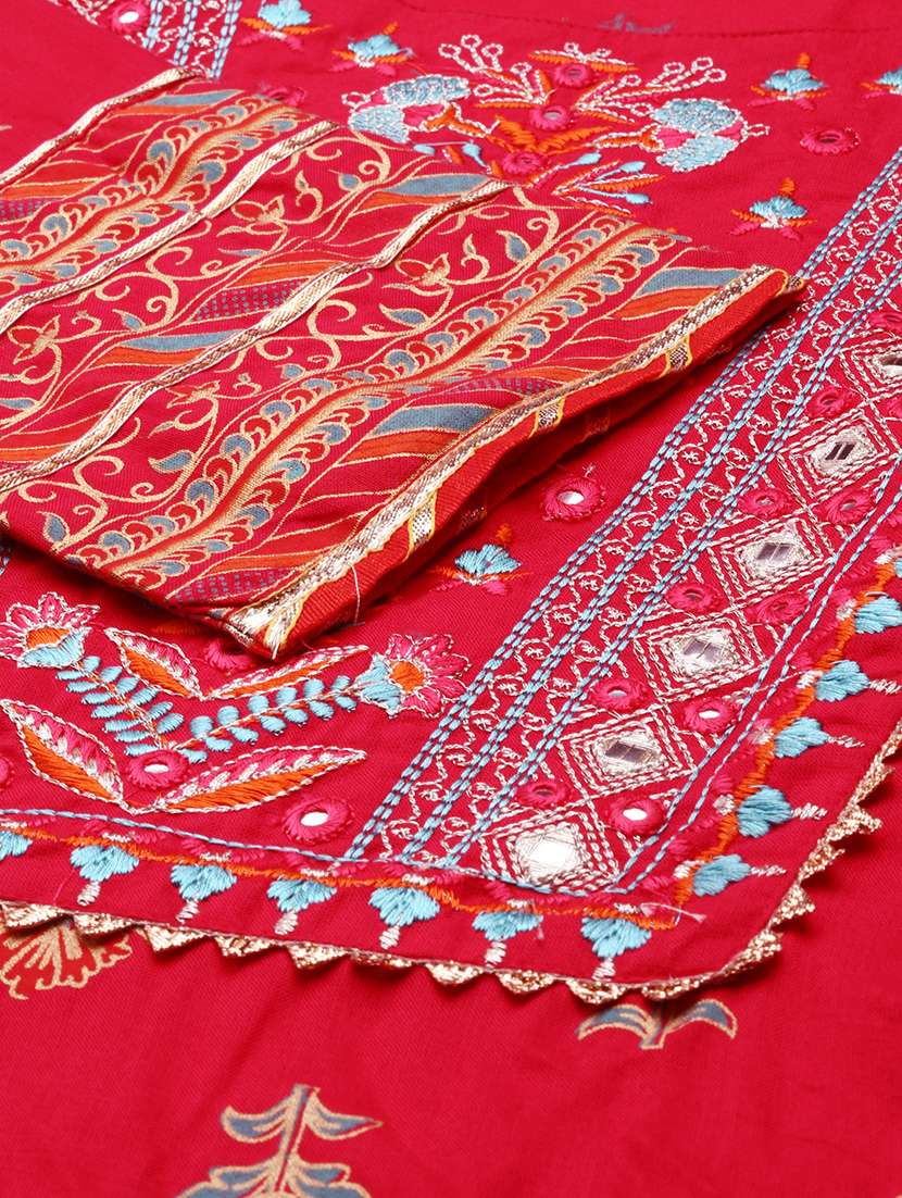 Women Printed Round Neck Kurta And Sharara Set With Dupatta - 22504881 -  Standard Image - 7