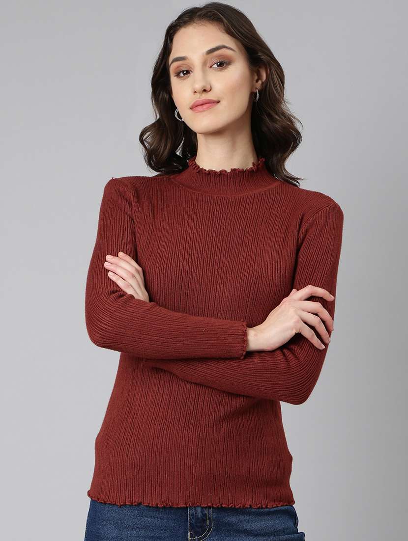 women self design long sleeve pullover - 22504982 -  Standard Image - 2