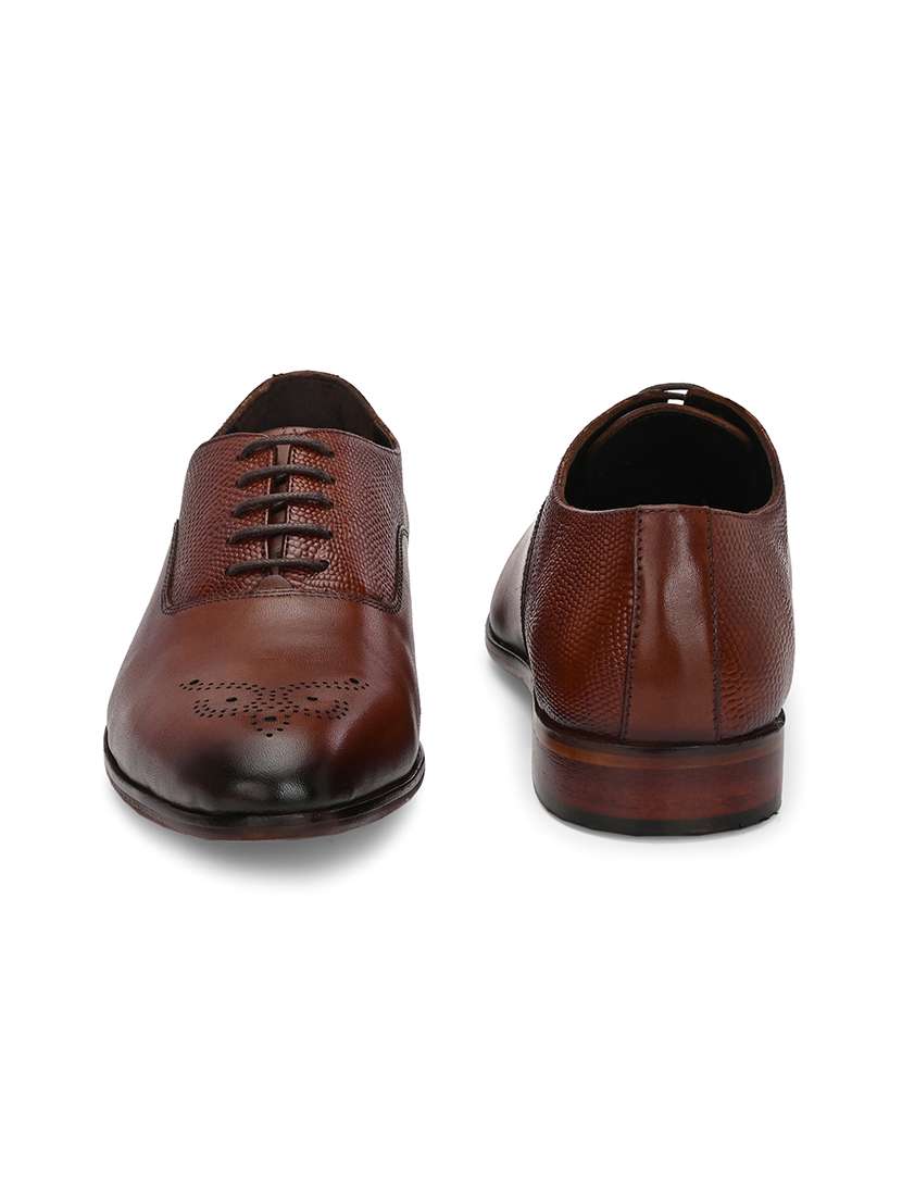 men brown lace-up oxford - 22504992 -  Standard Image - 2