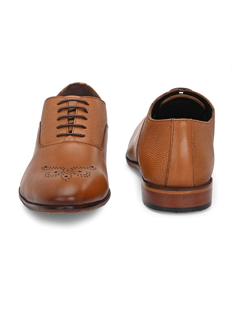 men tan lace-up oxford - 22504993 -  Standard Image - 2