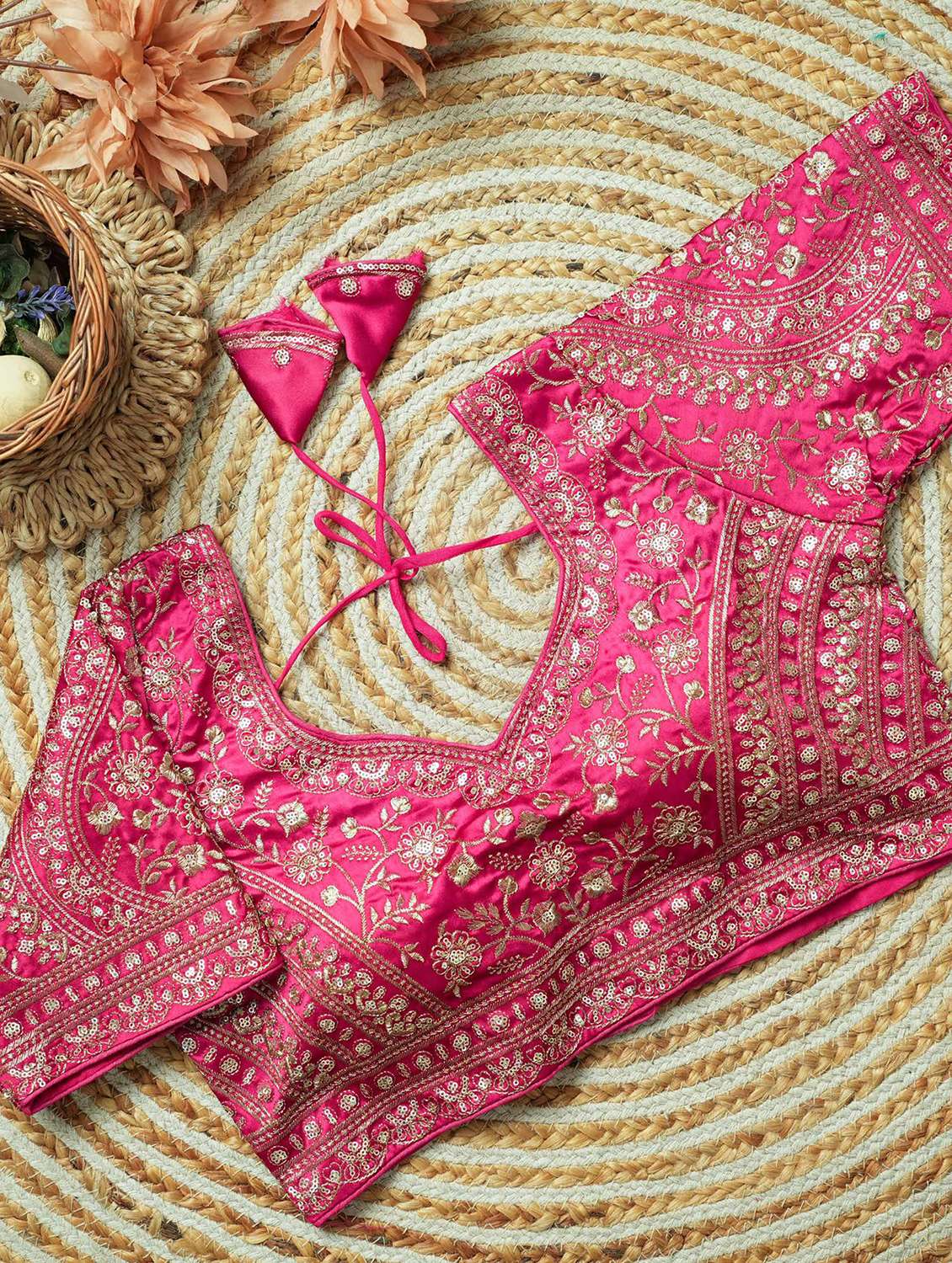 women embroidered short sleeve stitched blouse - 22505103 -  Standard Image - 2